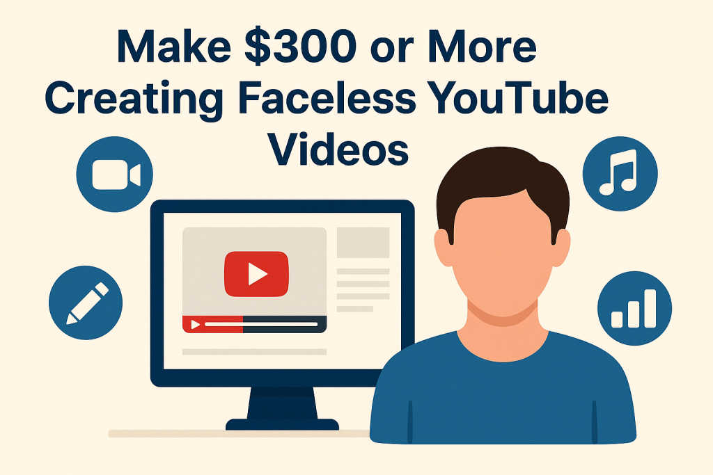 Make $300 or More Creating Faceless YouTube Videos (Beginner-Friendly Guide)